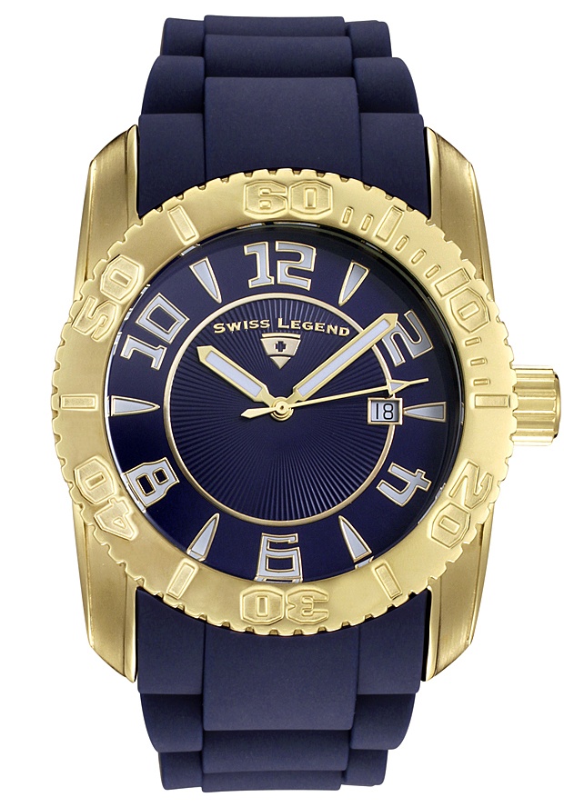 Men's Commander Blue Dial Blue Rubber