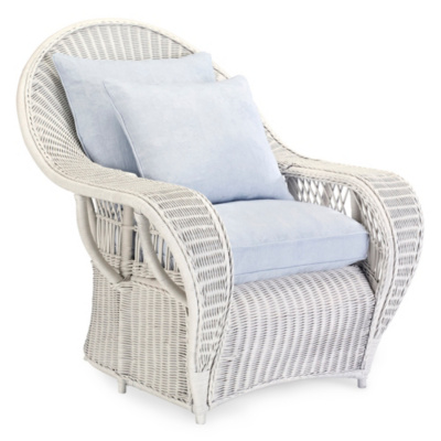 Conservatory Garden Wicker Lounge Chair