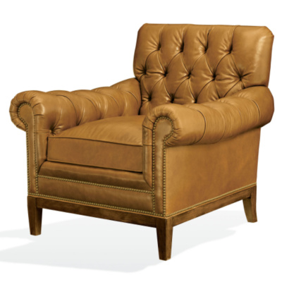 Swivel Club Chairs on Hither Hills Studio Tufted Chair This Relaxed Weathered Club Chair