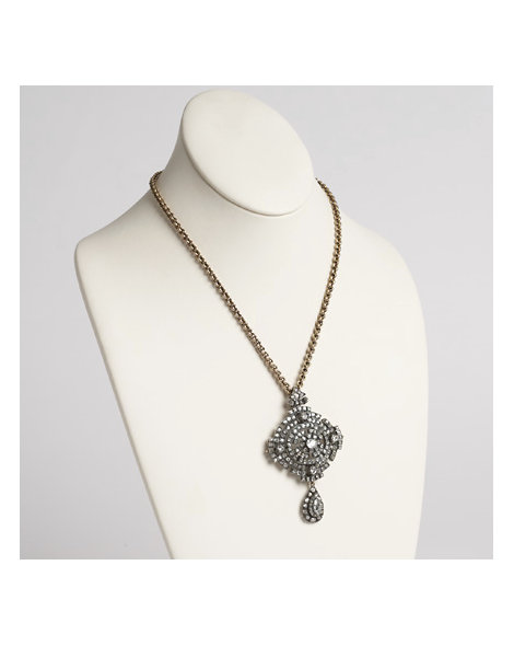 Victorian Mine-Cut Diamond Pendant