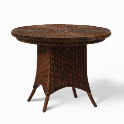 Conservatory Garden Wicker Bedside Table