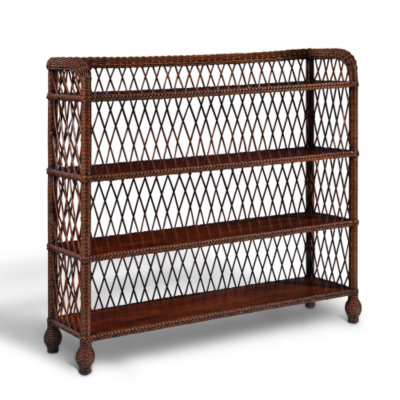 Conservatory Garden Wicker Etagere