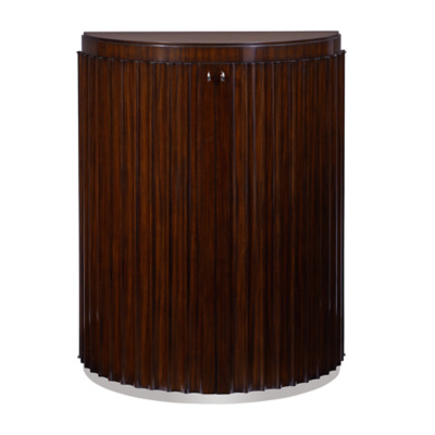 Penthouse Suite Fluted Commode - Penthouse Rosewood