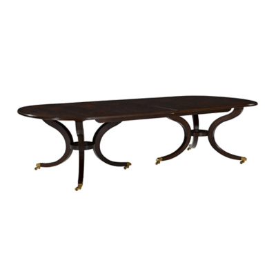Alleyn Dining Table, Double Pedestal
