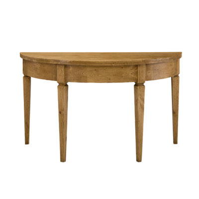 George III Demilune Console
