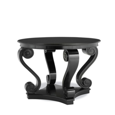 One Fifth Scroll Hall Table, One Fifth Black