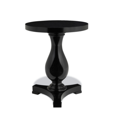 One Fifth Pedestal End Table, One Fifth Black