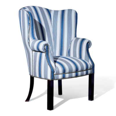 Barrel Back Wing Chair