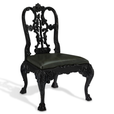 Indian Cove Lodge Carved Dining Side Chair