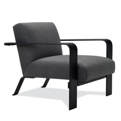City Modern Leather Wrapped Chair
