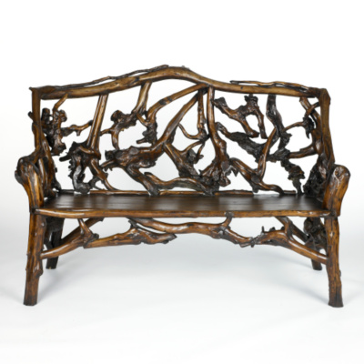 Indian Cove Lodge Elm Settee