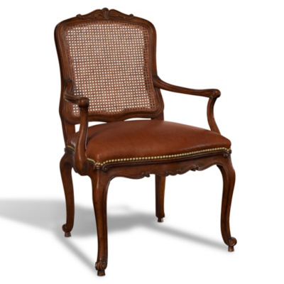 Arles Régence Arm Chair with Woven Back