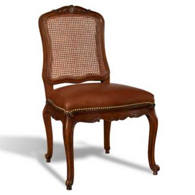 Arles Régence Side Chair with Woven Back