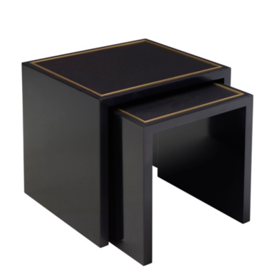 One Fifth Nesting End Tables, Black