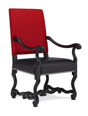 Camargue Arm Chair with Upholstered Back