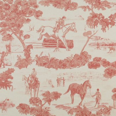 And They’re Off! Toile  - Pink