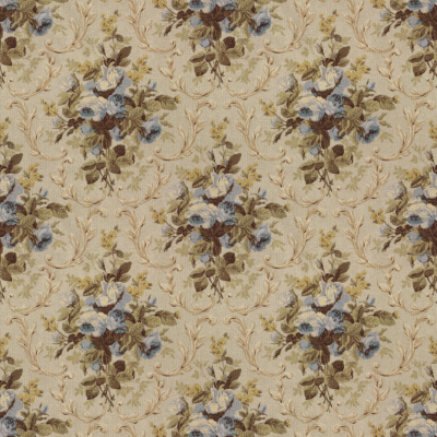 Cottage Rose Floral  - Prairie Blue