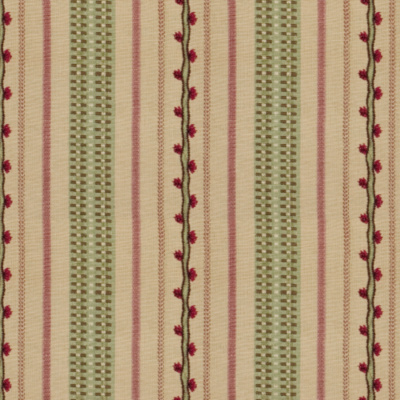 Marchand Emb Stripe - Sage/Tea