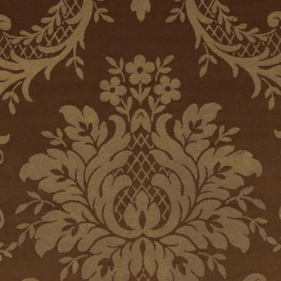 Castleton Damask Velvet - Umber - Velvets - Fabric - Products - Ralph 