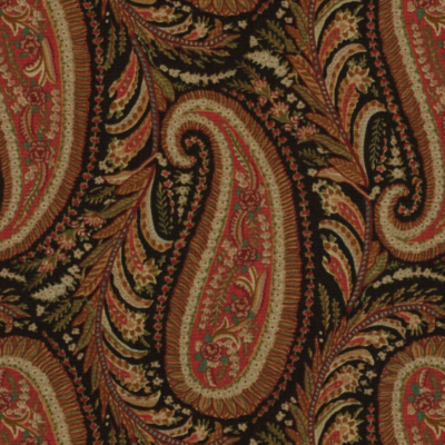 Leningrad Paisley - Red