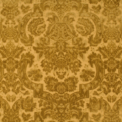 Grantham Velvet Damask - Gold