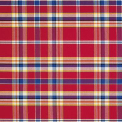 Coastal Plaid - Red/Yellow