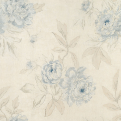 Moonbeach Floral Sheer - Celestial Blue