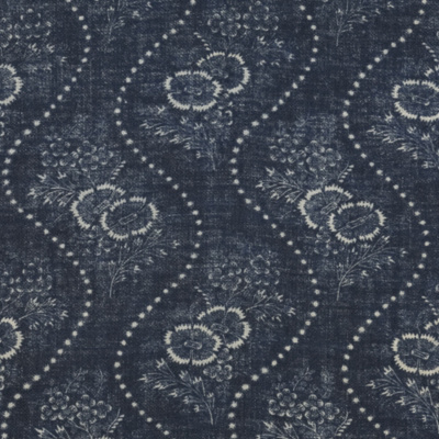 Etienne Floral Stripe – Indigo