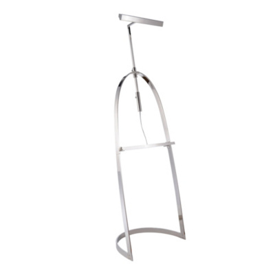 Colin Easel Floor Lamp in Polished Nickel