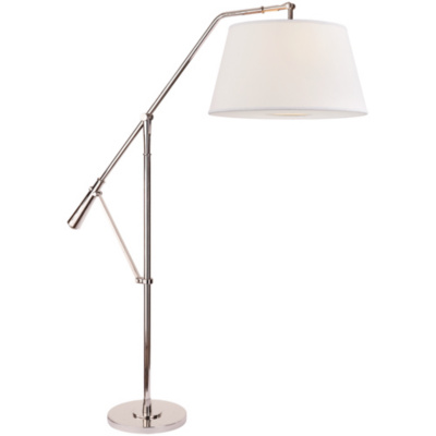 Nolan Loft Floor Lamp in Polished Nickel