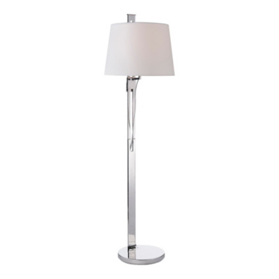 Riviera Floor Lamp in Polished Nickel