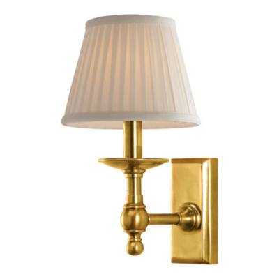 Payson Sconce in Natural Brass