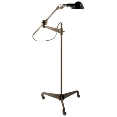Freeman Floor Lamp in Industrial Steel