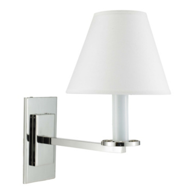 Railroad Sconce Wall Lamp in Polished Nickel