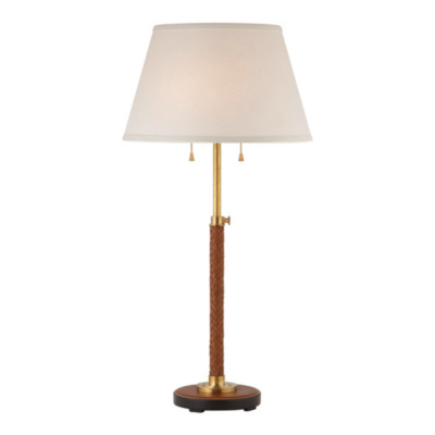 Pierson Table Lamp in Natural Brass