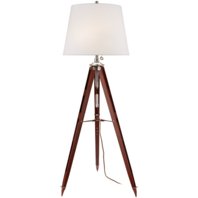 Holden Surveyor's Floor Lamp in Mahogany