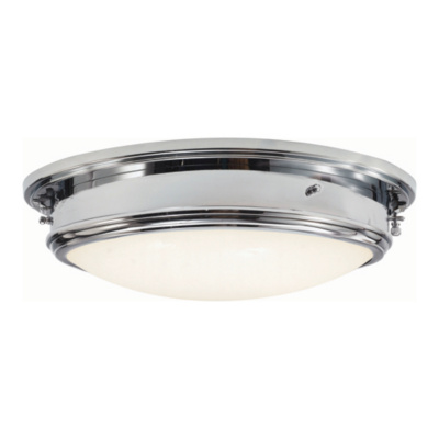 Marine Porthole Large in Polished Nickel