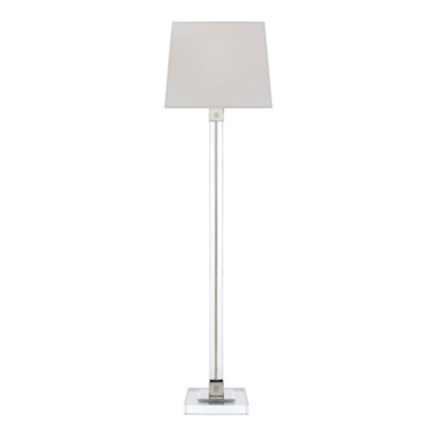 Varick Floor Lamp - Crystal & Polished Nickel