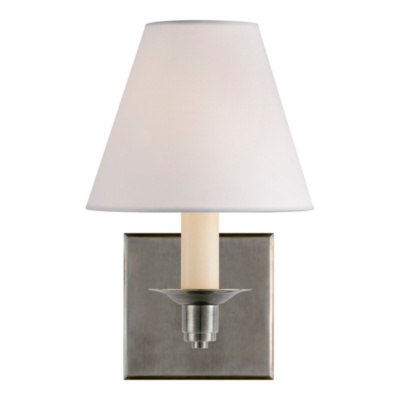 Evans Single Arm Sconce - Antique Nickel