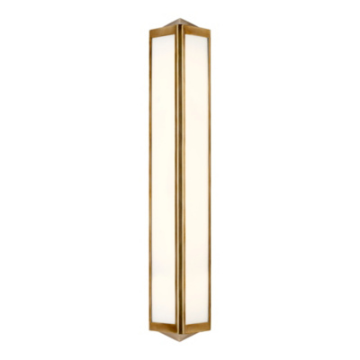 Geneva Medium Sconce - Natural Brass