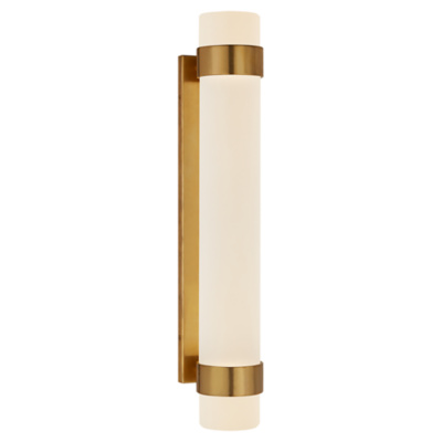 Barton Medium Bath Sconce in Natural Brass