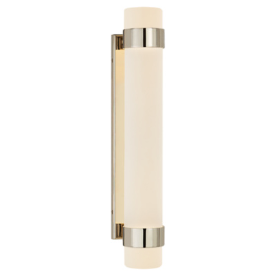 Barton Medium Bath Sconce in Polished Nickel