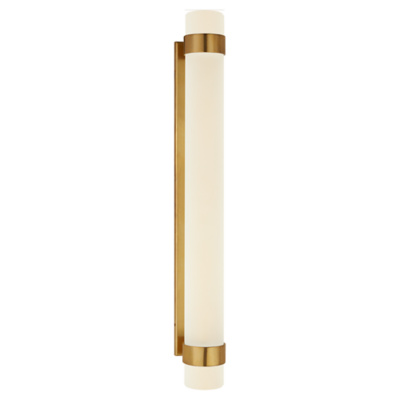 Barton Large Bath Sconce in Natural Brass