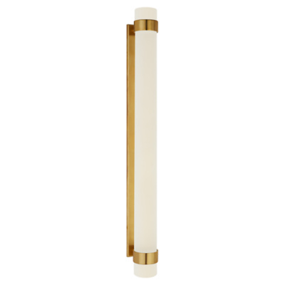 Barton Grande Bath Sconce in Natural Brass