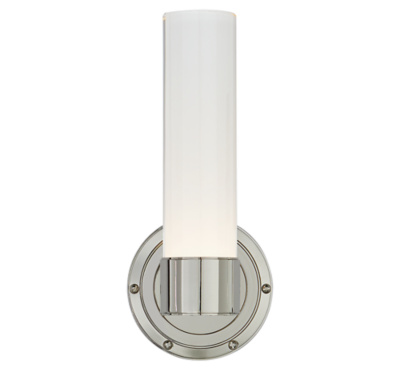 Jones Small Single Sconce in Polished Nickel