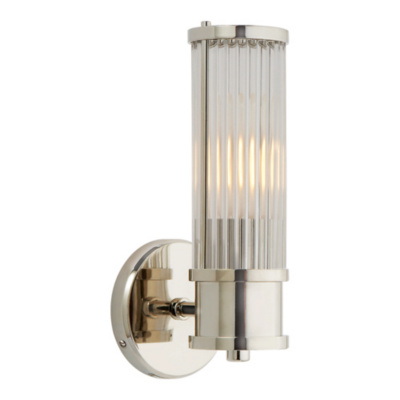 Allen Single Sconce in Polished Nickel