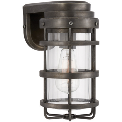 Crosby Small Sconce in Aged Iron