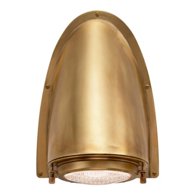 Grant Large Sconce in Natural Brass