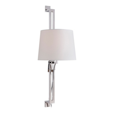 Riviera Tail Sconce in Polished Nickel