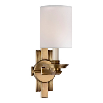 Chloe Jewelry Cuff Sconce in Natural Brass